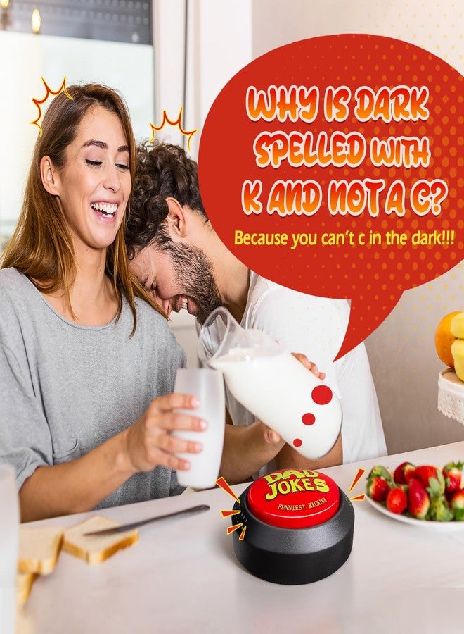 زر توليد نكات الآباء، يحتوي على 300 نكتة مضحكة، أفضل هدية ممتعة للأب/الزوج/الرجال، مناسب كهدية عيد ميلاد/عيد الأب/عيد الميلاد/يوم تبادل الهدايا/الذكرى السنوية، اجعل والدك يضحك! - Image 4
